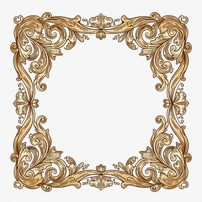 Ornate Gold Ornamental Frame