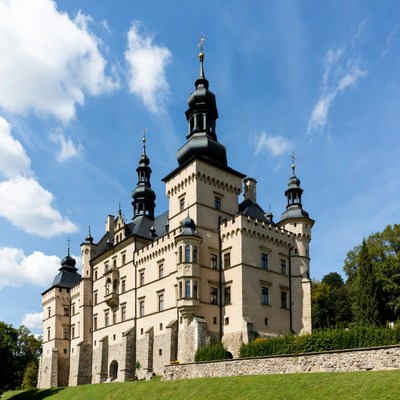 Historic Castle on Green Hill