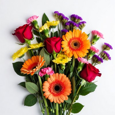 Colorful bouquet of flowers