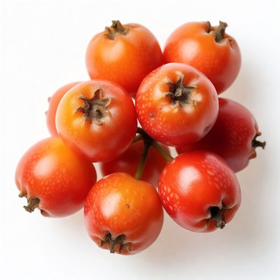 Cluster of Red Mountain Ash Berries