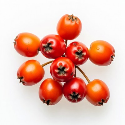 Cluster of Red Rowan Berries