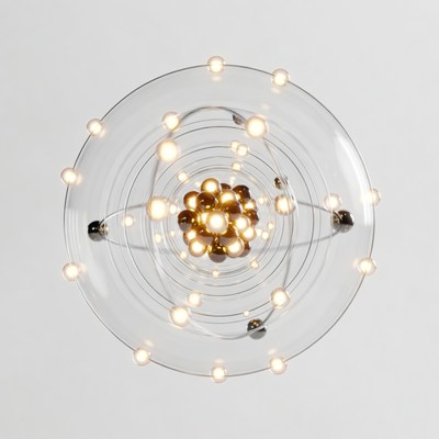 Glowing Atom 3D Model