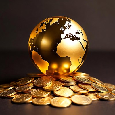Golden Globe on Gold Coins