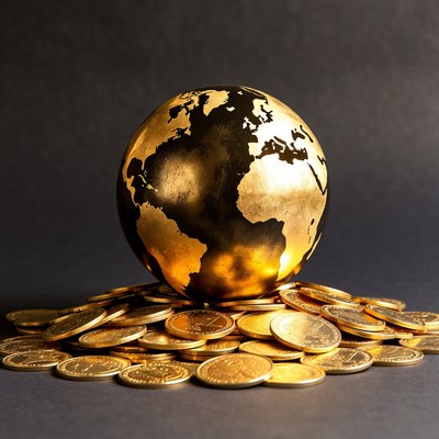 Golden Globe on Wealth Coins