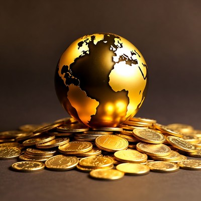 Golden Globe on Gold Coins