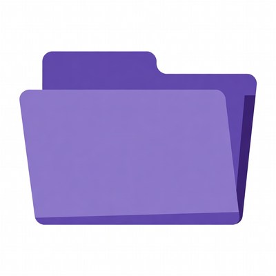 Purple Folder Icon
