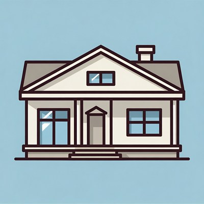 Simple White House Illustration