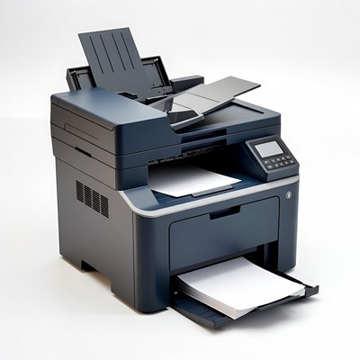 Navy Blue Multifunction Printer