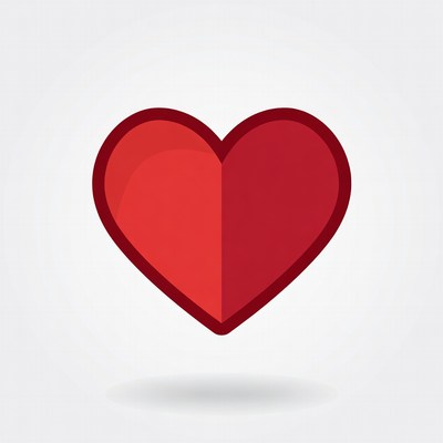 Red heart icon