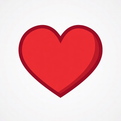 Red heart icon
