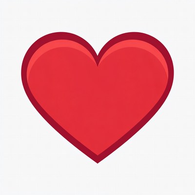 Red heart icon