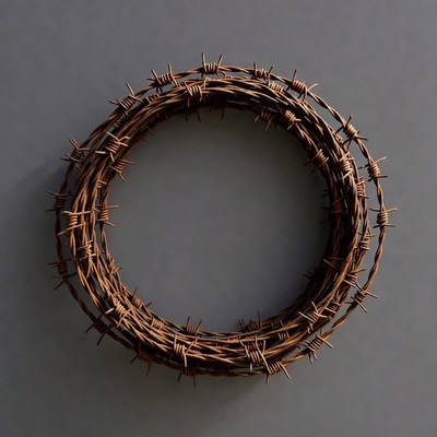 Circular Barbed Wire Coil