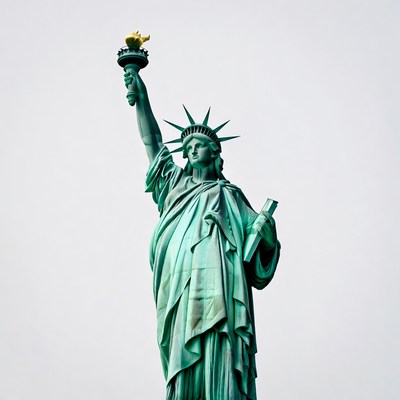Statue of Liberty holding torch
