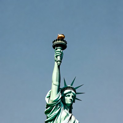 Statue of Liberty holding torch