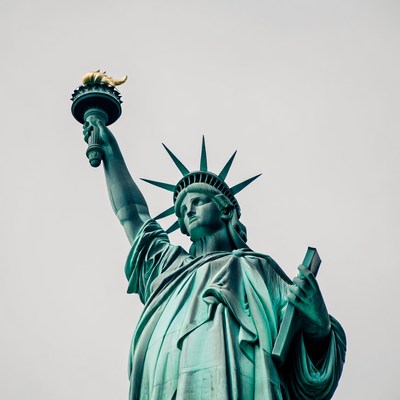 Statue of Liberty holding torch