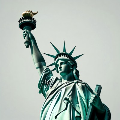 Statue of Liberty holding torch