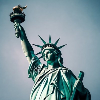 Statue of Liberty holding torch
