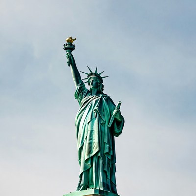 Statue of Liberty holding torch
