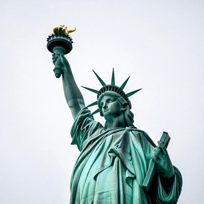Statue of Liberty holding torch
