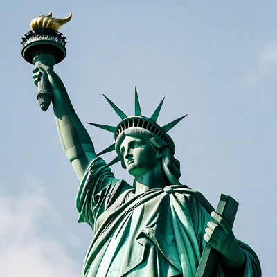 Statue of Liberty holding torch