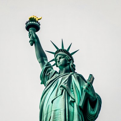 Statue of Liberty holding torch
