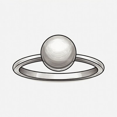 Pearl Ring Illustration