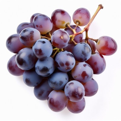 Fresh purple grapes bunch