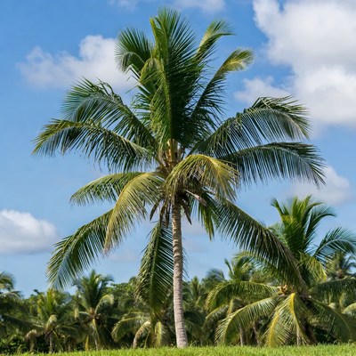 Tall Palm Tree in Coconut Grove