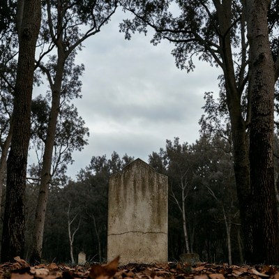 Gravestone in Forest Cemetery