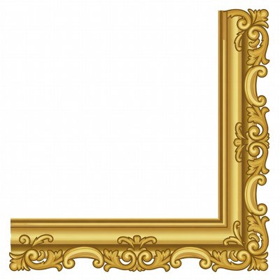 Ornate Golden Picture Frame