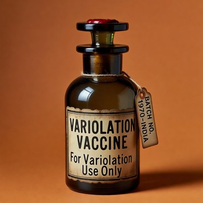 VarioLation Vaccine Bottle 1970 Batch