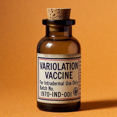 Variolation Vaccine Bottle