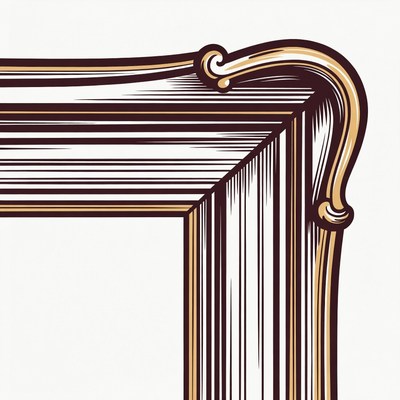 Ornate Vintage Picture Frame