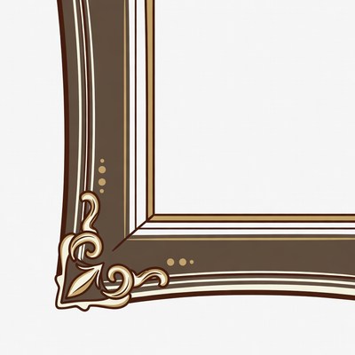 Ornate Empty Picture Frame