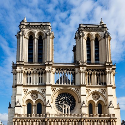 Notre Dame Cathedral Facade