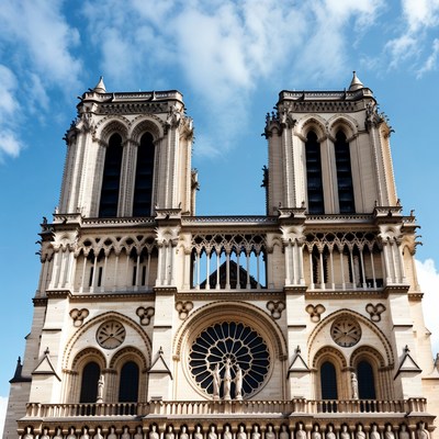 Notre Dame Cathedral facade