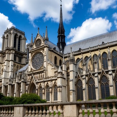 Notre Dame Cathedral Paris exterior