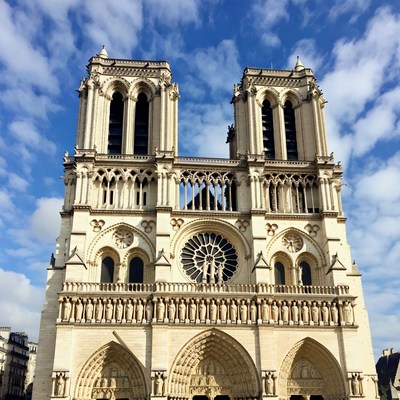 Notre Dame Cathedral facade