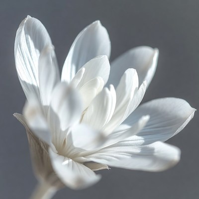 White Blooming Flower