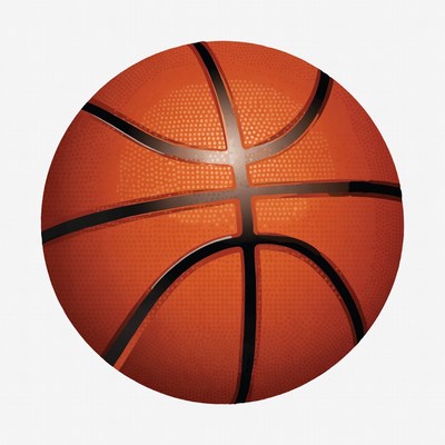 Orange Basketball Illustration