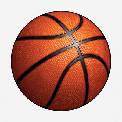 Orange Basketball Illustration