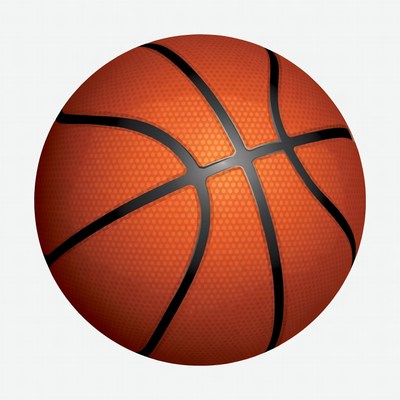 Orange Basketball Illustration