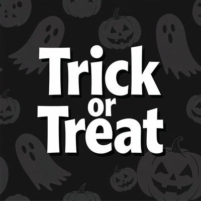 Trick or Treat Halloween Illustration