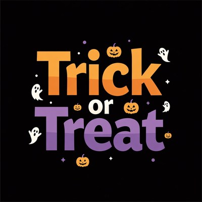 Trick or Treat Halloween Illustration