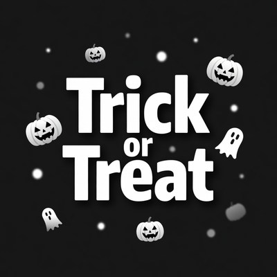 Trick or Treat Halloween Graphic