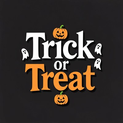 Trick or Treat Halloween Graphic