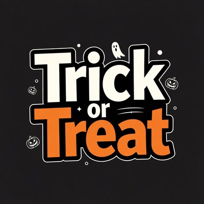 Trick or Treat Halloween Graphic