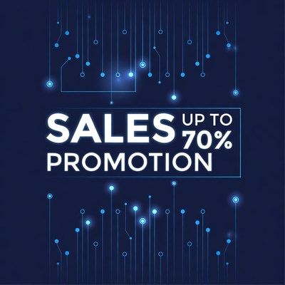 Sales Up to 70% Promotion Graphic