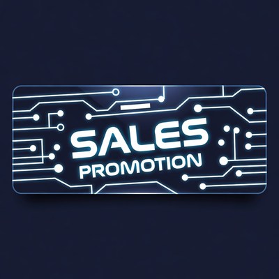 Glowing Sales Promotion Banner