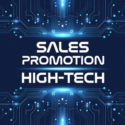 High-Tech Sales Promotion Background